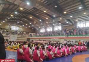 برگزاری رقابت های لیگ کشتی در شهرستان قدس