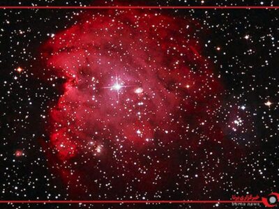 نمایی زیبا از آسمان شب در مریخ