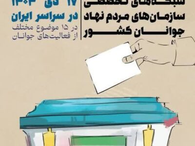 مرحله دوم انتخابات استانی شبکه‌های تخصصی سازمان‌های مردم‌نهاد جوانان برگزار می شود