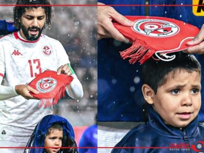 خلق بهترین صحنه انسانی در زمین فوتبال