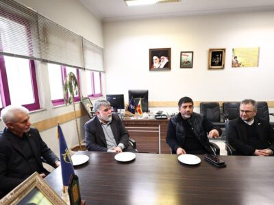 دیدار رئیس فدراسیون کشتی با مسئولان مرکز مقاومت بسیج وزارت ورزش