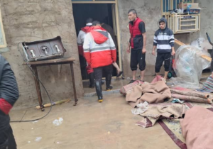 امدادرسانی هلال‌احمر خوزستان به ۶۹۱ خانوار متأثر از بارش‌های اخیر / عملیات تا پایداری شرایط ادامه دارد