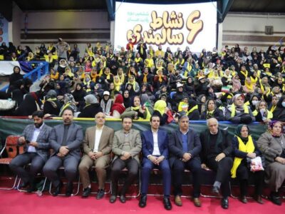 افتتاحیه رقابت‌های “نشاط سالمندی” با حضور ۲۰۰۰ نفر از سالمندان شهر تهران