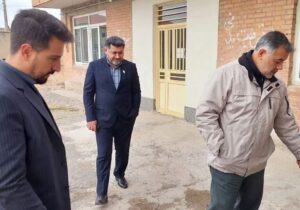 بازدید میدانی مدیرکل ورزش و جوانان استان از اماکن ورزشی مهربان، دوزدوزان و شربیان