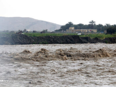 جاری شدن رودخانههای فصلی در هشتبندی
