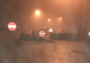 محور فیض آباد-سانیج -سخوید مسدود شد