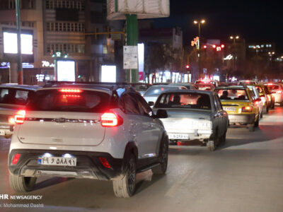 ترافیک سنگین در محور خروجی از قمصر