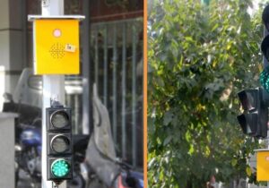 نصب چراغ راهنمایی برای کاهش تصادف در منطقه ۱۸ تهران