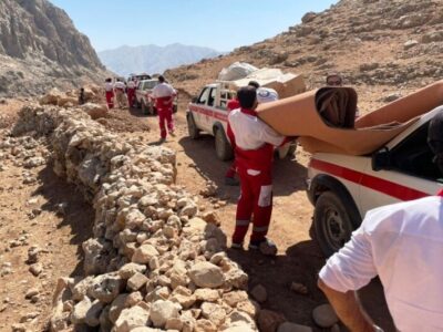 هلالاحمر به ۲۲۱۶ نفر متأثر از باران در خوزستان امداد رسانی کرد