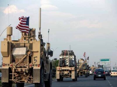 ورود کاروان نظامی آمریکا به شرق سوریه