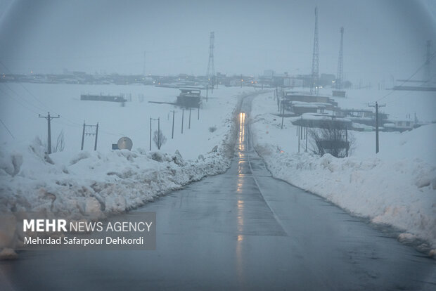 یخبندان در محورهای کوهستانی به سمت شاهرود؛ از سفر غیر ضروری پرهیز شود