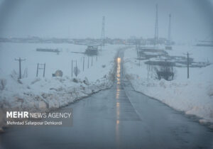 یخبندان در محورهای کوهستانی به سمت شاهرود؛ از سفر غیر ضروری پرهیز شود