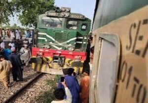 دو پلیس در تصادف قطار در پنجاب پاکستان کشته و سه نفر زخمی شدند