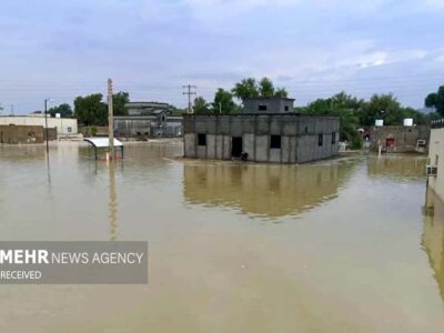 گرفتاری پنج روزه عشایر جاسکی میان سیلاب