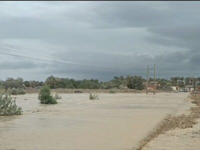 طغیان شدید رودخانه جوزیر بخش رودخانه رودان