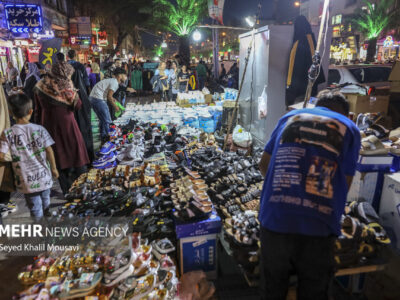 ساماندهی بساطگستران از میدان ولی عصر(عج) تا متروی ایستگاه جهاد