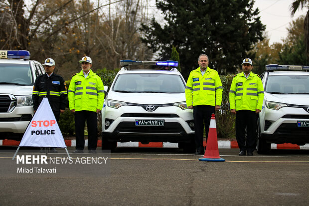استقرار ۹۱ هزار نیروی عملیاتی در قالب طرح زمستانی پلیس راه تا ۲۰ اسفند