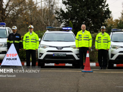 استقرار ۹۱ هزار نیروی عملیاتی در قالب طرح زمستانی پلیس راه تا ۲۰ اسفند