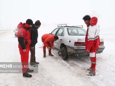 محبان: هلال‌احمر خراسان شمالی به ۹۳ گرفتار در کولاک برف امدادرسانی کرد