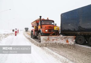 راهداری خراسانشمالی تردد کشندهها در گردنه اسدلی را ممنوع کرد