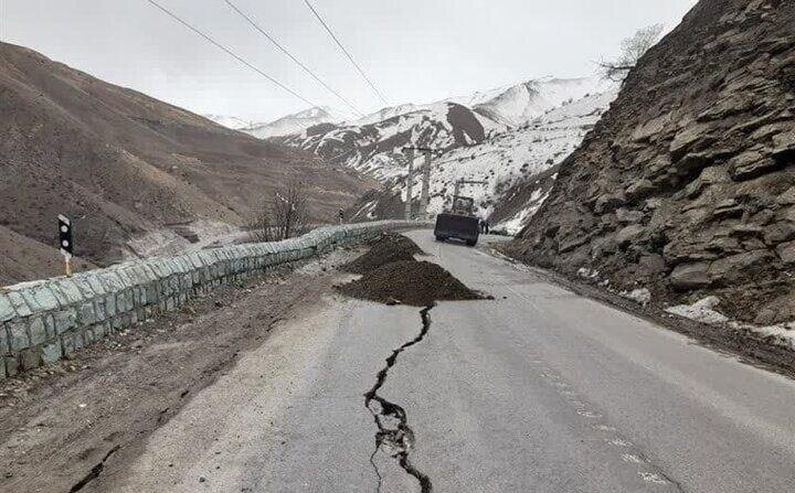 رانش زمین در محور ایذه – دزپارت؛ هشدار درباره خطر تردد خودروها