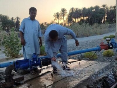 آغاز عملیات آبرسانی به ۲۰۰۰ روستانشین شهرستان زاهدان