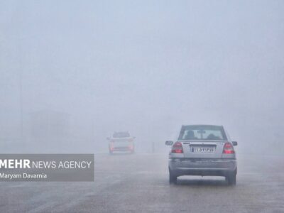 مهگرفتگی شدید در آباده فارس