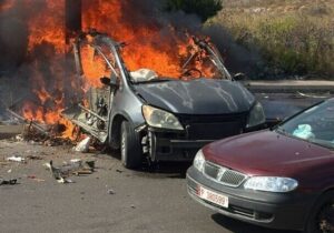 یک خودرو در جنوب لبنان هدف حمله هوایی رژیم صهیونیستی قرار گرفت