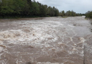 رودخانه‌های دلگان طغیان کردند