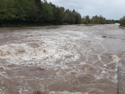 رودخانه‌های دلگان طغیان کردند