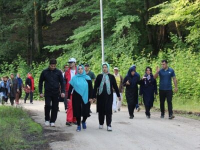 پیاده‌روی بزرگ خانوادگی در گرگان در حال برگزاری است