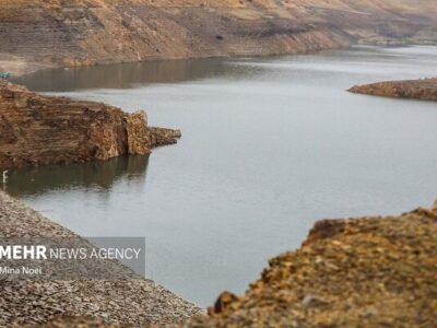 تصاویر هوایی از بالادست سد میناب در رودان
