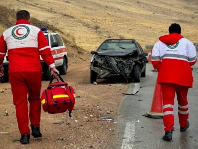 پوشش ۴۳ حادثه توسط هلالاحمر گلستان طی یک هفته