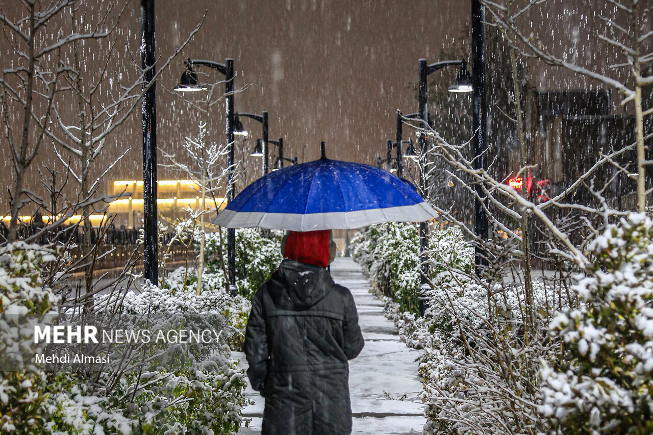 بارش برف در اقلید فارس بارش برف در اقلید فارس
