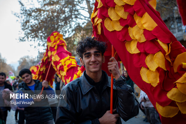 همدان، پیاده راه بوعلی سینا، 15 آذر ماه 1404