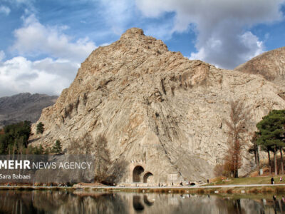 پاییز در طاقبستان کرمانشاه