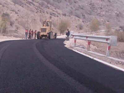 اجرای روکش آسفالت ۵۹ کیلومتر از راههای روستایی سمنان طی سه ماه