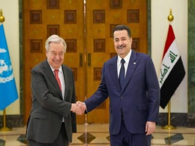 محورهای نشست خبری السودانی و گوترش در بغداد