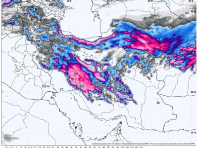تشدید فعالیت سامانه بارشی در سراسر کشور؛ هشدار به کشاورزان یک استان