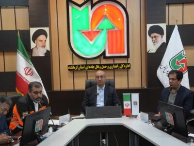 بازدید استاندار کرمانشاه از ادارهکل راهداری و حملونقل جادهای