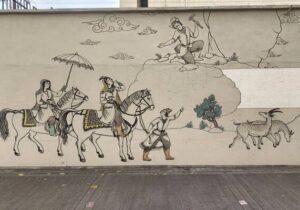 مرمت دیوارنگاره شاهنامه پس از ۱۰ سال در خیابان کریمخان