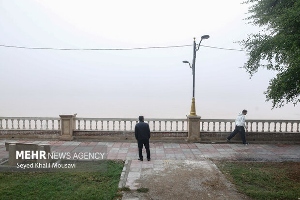 اهواز در مه