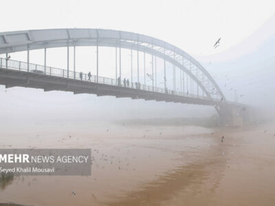 اهواز در مه