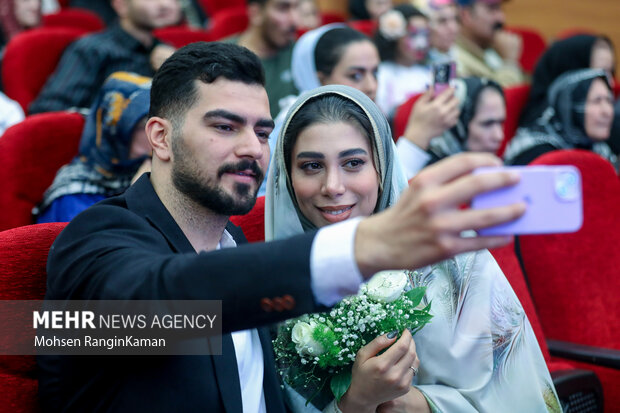 مراسم ازدواج ۹۰۰ زوج از فرزندان بازنشستگان نیروهای مسلح