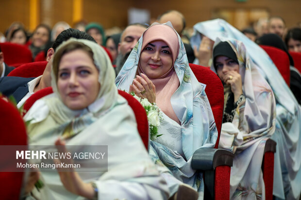 مراسم ازدواج ۹۰۰ زوج از فرزندان بازنشستگان نیروهای مسلح