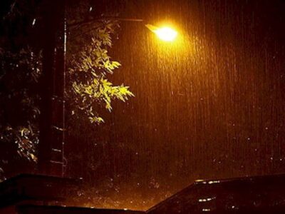 وضعیت بارندگی و آبگرفتگی در بلوار ساحلی بندرعباس