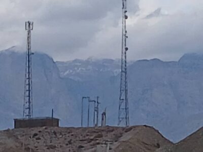 ارتفاعات سیاهوی هرمزگان سفید پوش شد