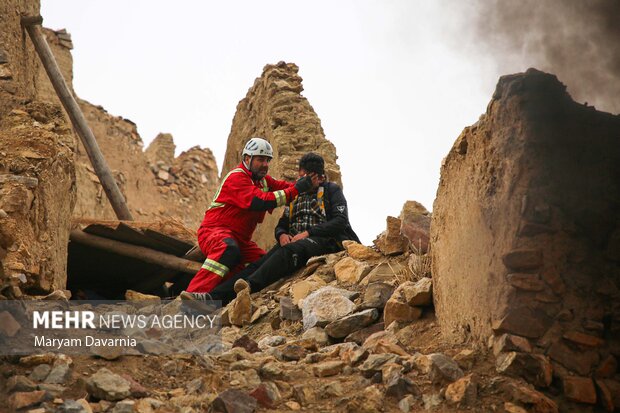 مانور زلزله ۶.۸ ریشتری و سیل در روستای باغچق بجنورد