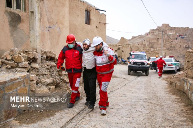 مانور زلزله ۶.۸ ریشتری و سیل در روستای باغچق بجنورد