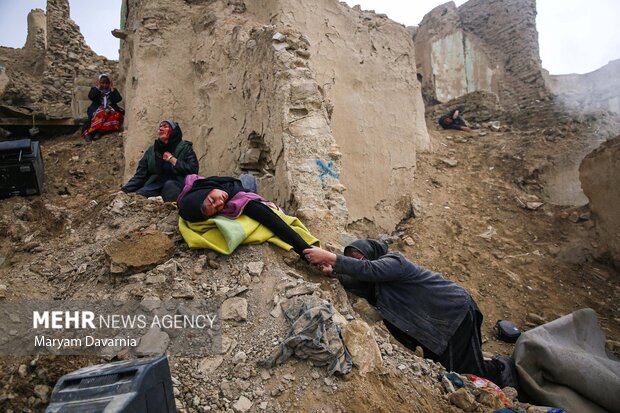 مانور زلزله ۶.۸ ریشتری و سیل در روستای باغچق بجنورد